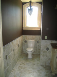 Bathroom painting Atlanta, walls tiles installation